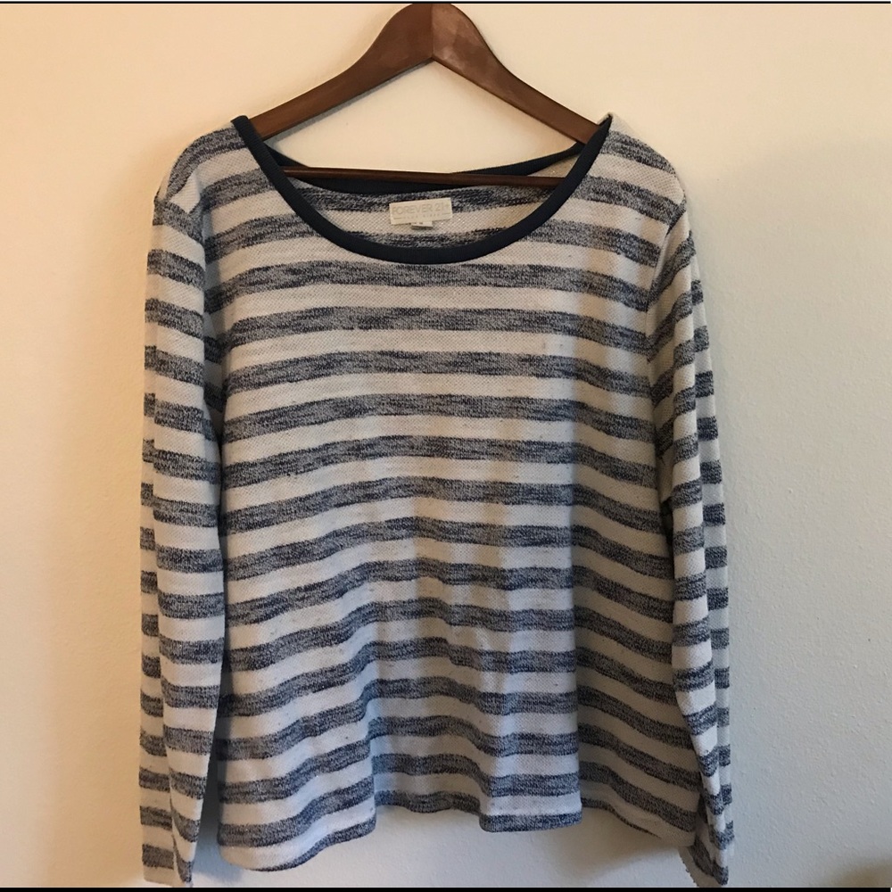 Navy Stripes Sweater